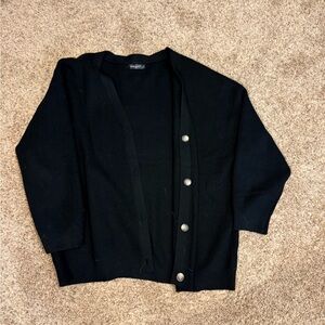 Women’s Black Cardigan Sweater